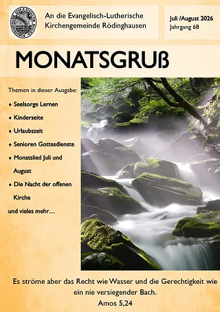 Monatsgruß Mai 2026